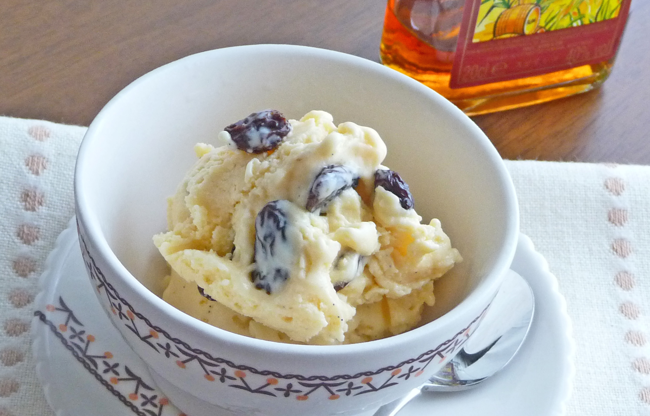 ラムレーズンアイスの画像