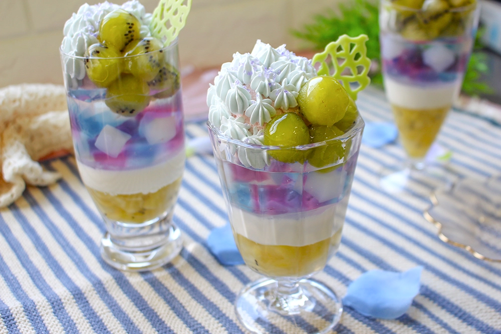 あじさいパフェの画像