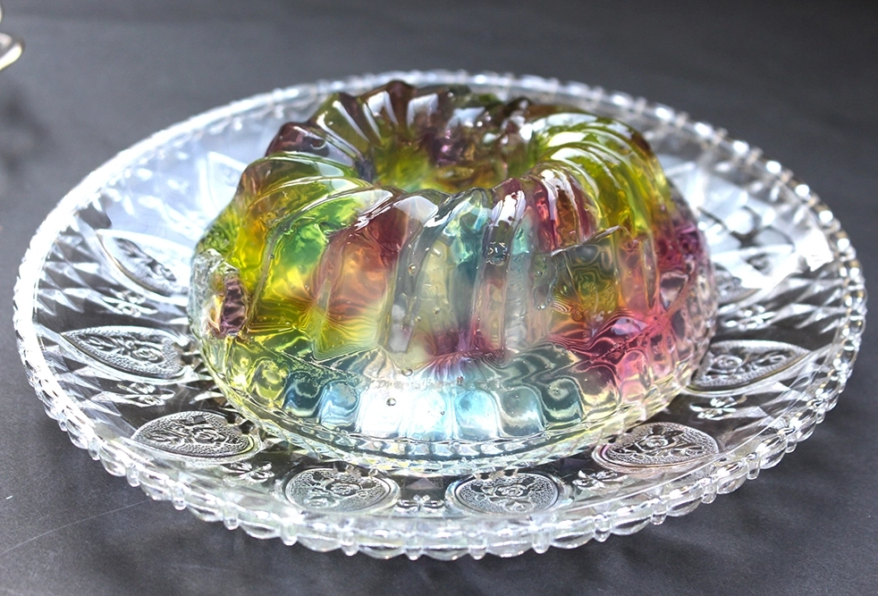 〈夏にピッタリ〉ステンドグラスゼリーの画像