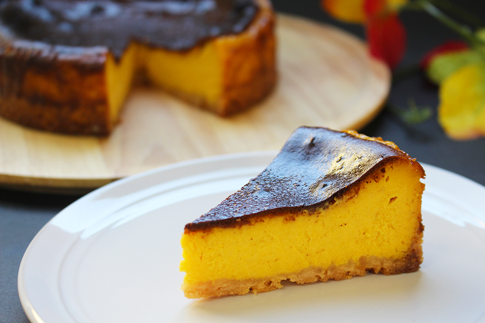カボチャのバスクチーズケーキの画像