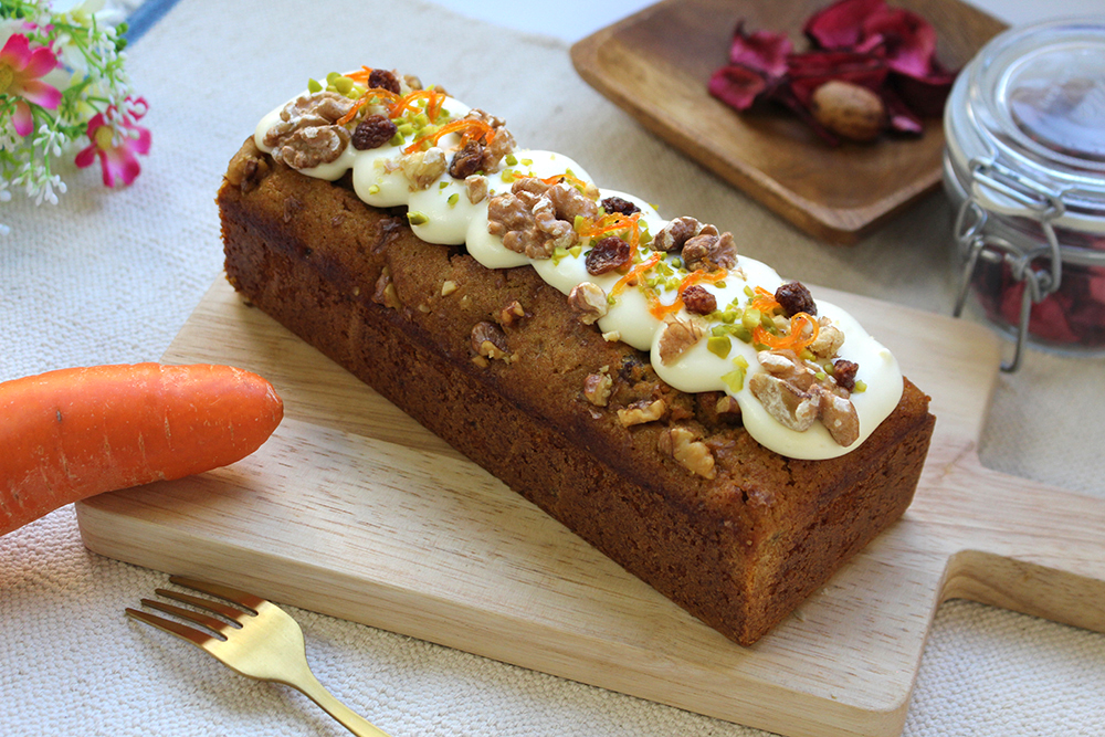 人参1本まるごとキャロットケーキの画像