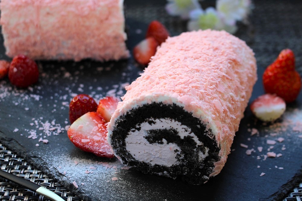 桜チョコシェイブロールの画像