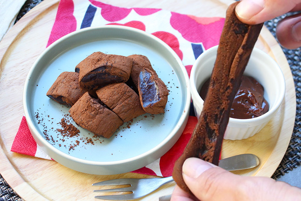 【動画】レンジで生チョコ餅の画像