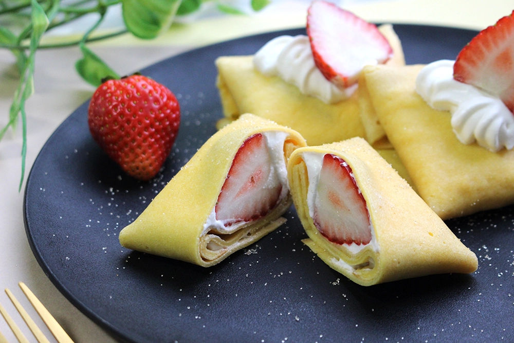 大豆パウダーのクレープ