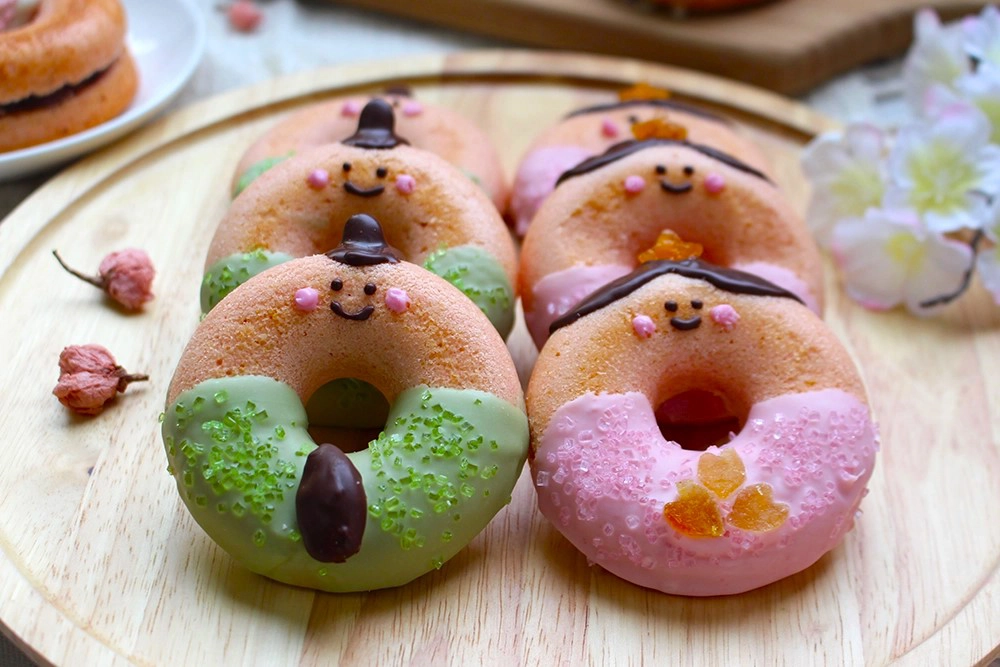 ひな祭り焼きドーナツの画像