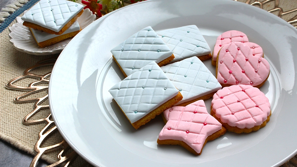 キルティング風クッキーの画像