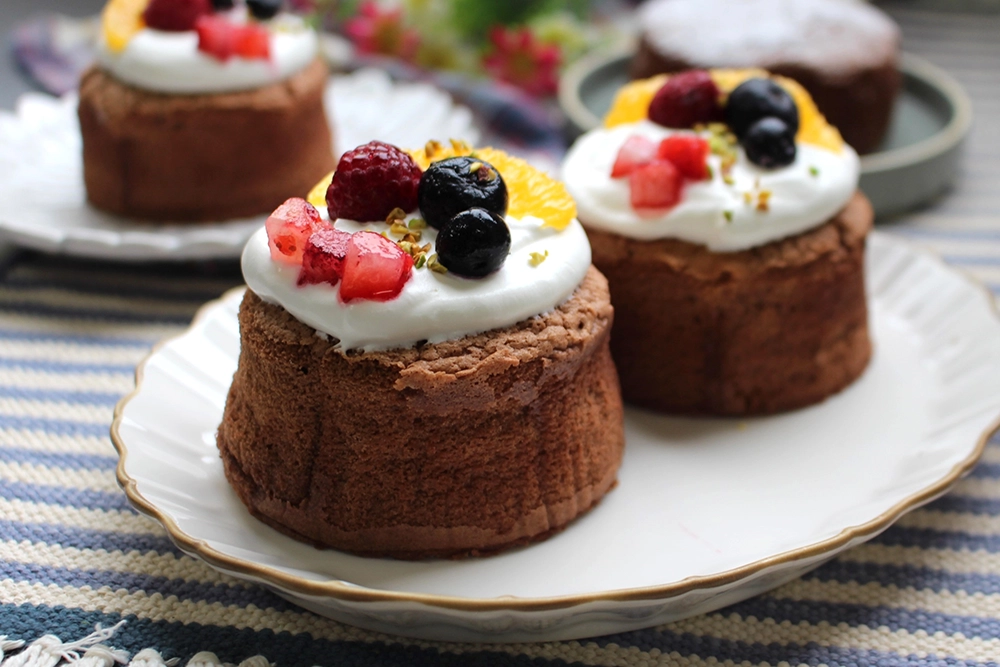 チョコチーズスフレの画像