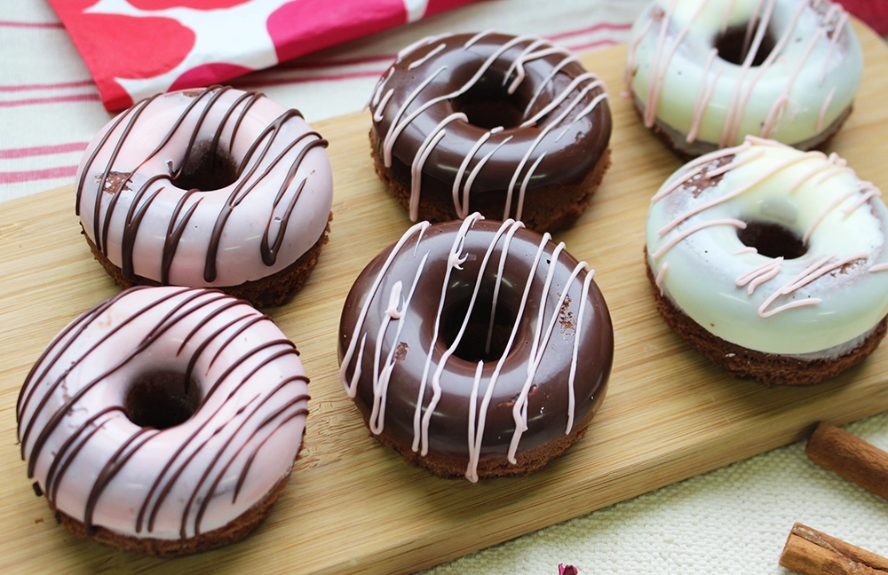 レンジでチョコドーナツ(ホットケーキミックス使用)の画像