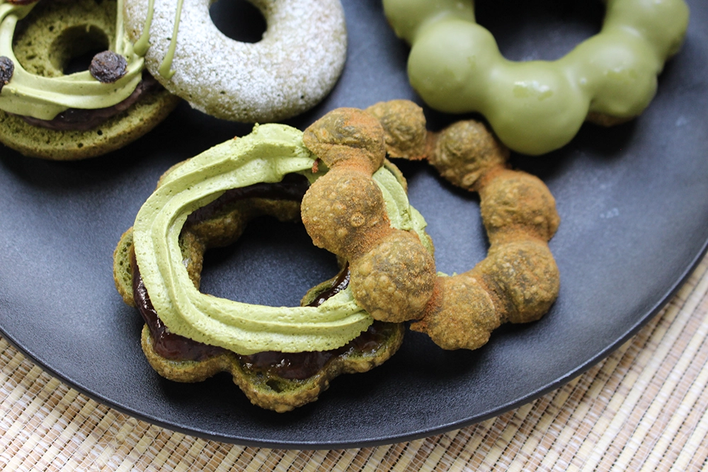 【ミスド再現】わらび餅入り抹茶の画像