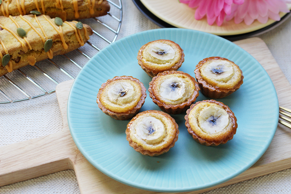 【スタバ再現】キャラメルバナナタルトの画像