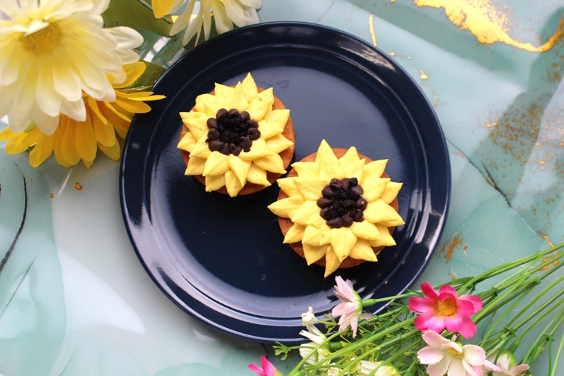 ひまわりタルトの画像