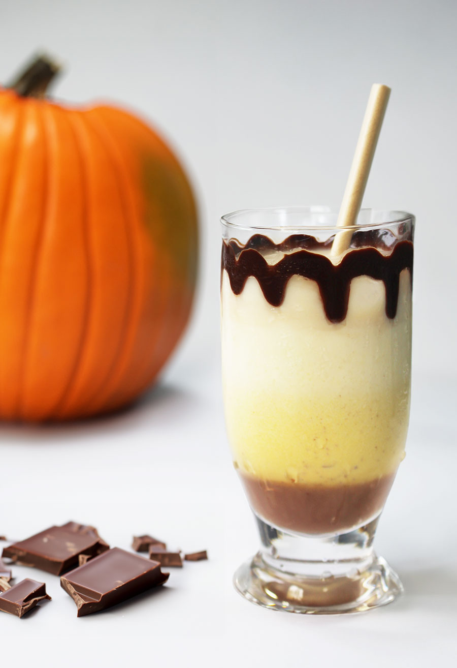 パンプキンチョコミルクの画像