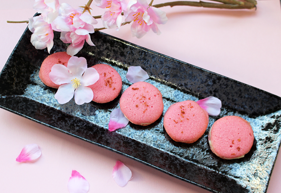 桜のラングドシャの画像