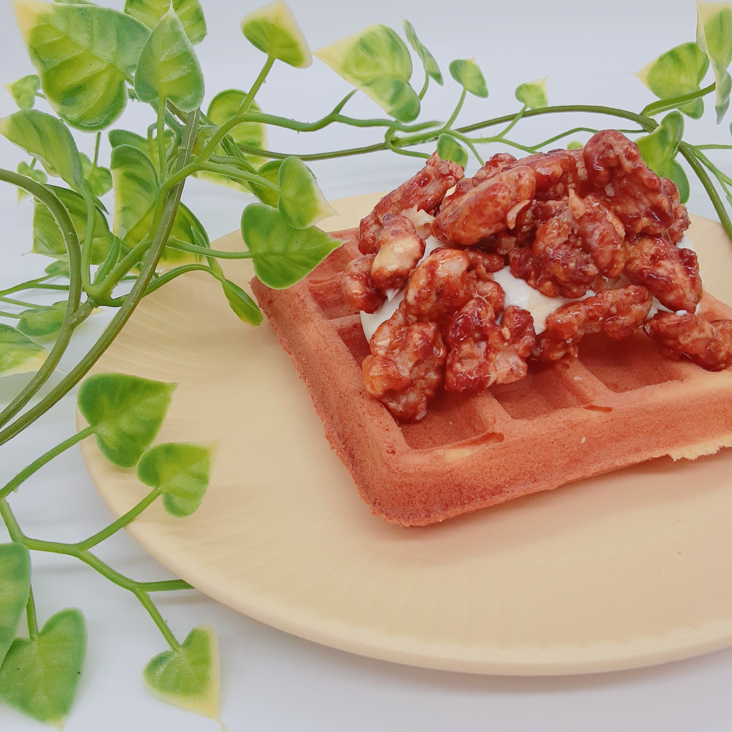 ワッフル～クルミのキャラメリゼのせ～の画像