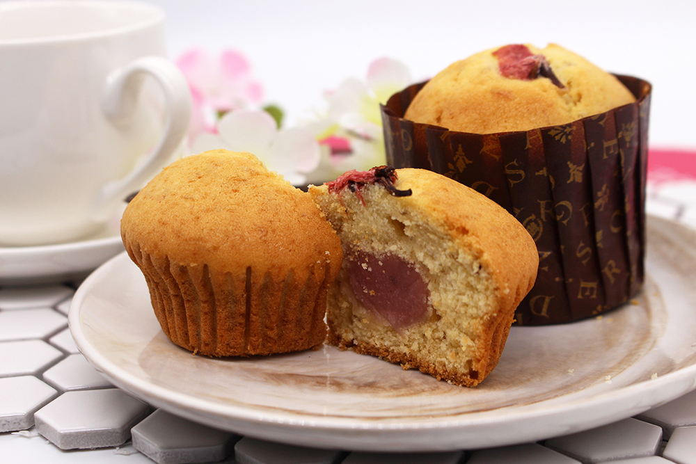 桜餡マフィンの画像