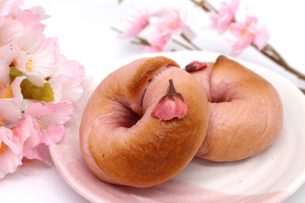 桜のベーグルの画像