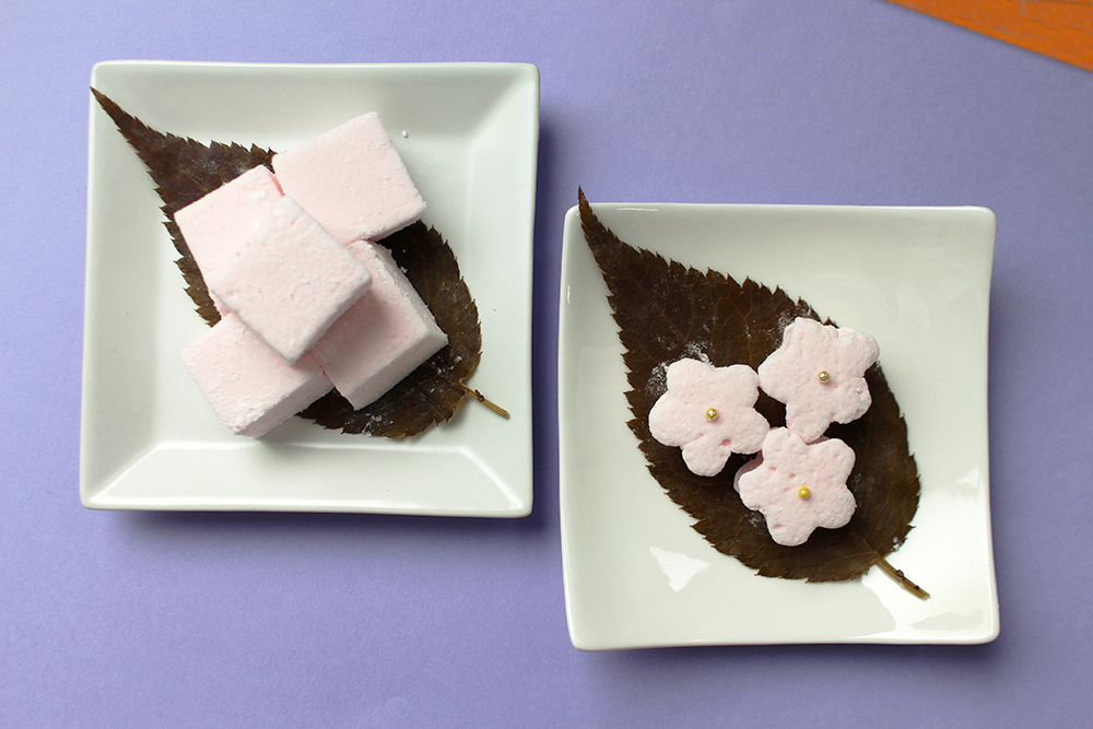 桜のマシュマロの画像