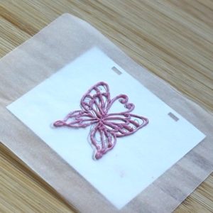 チョコペン蝶々手順